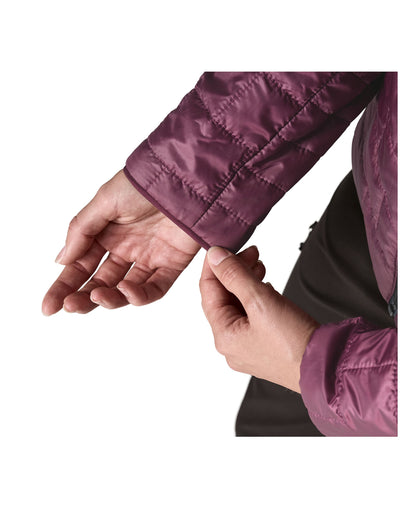 Nano Puff Jacket Womens - Berry Fig