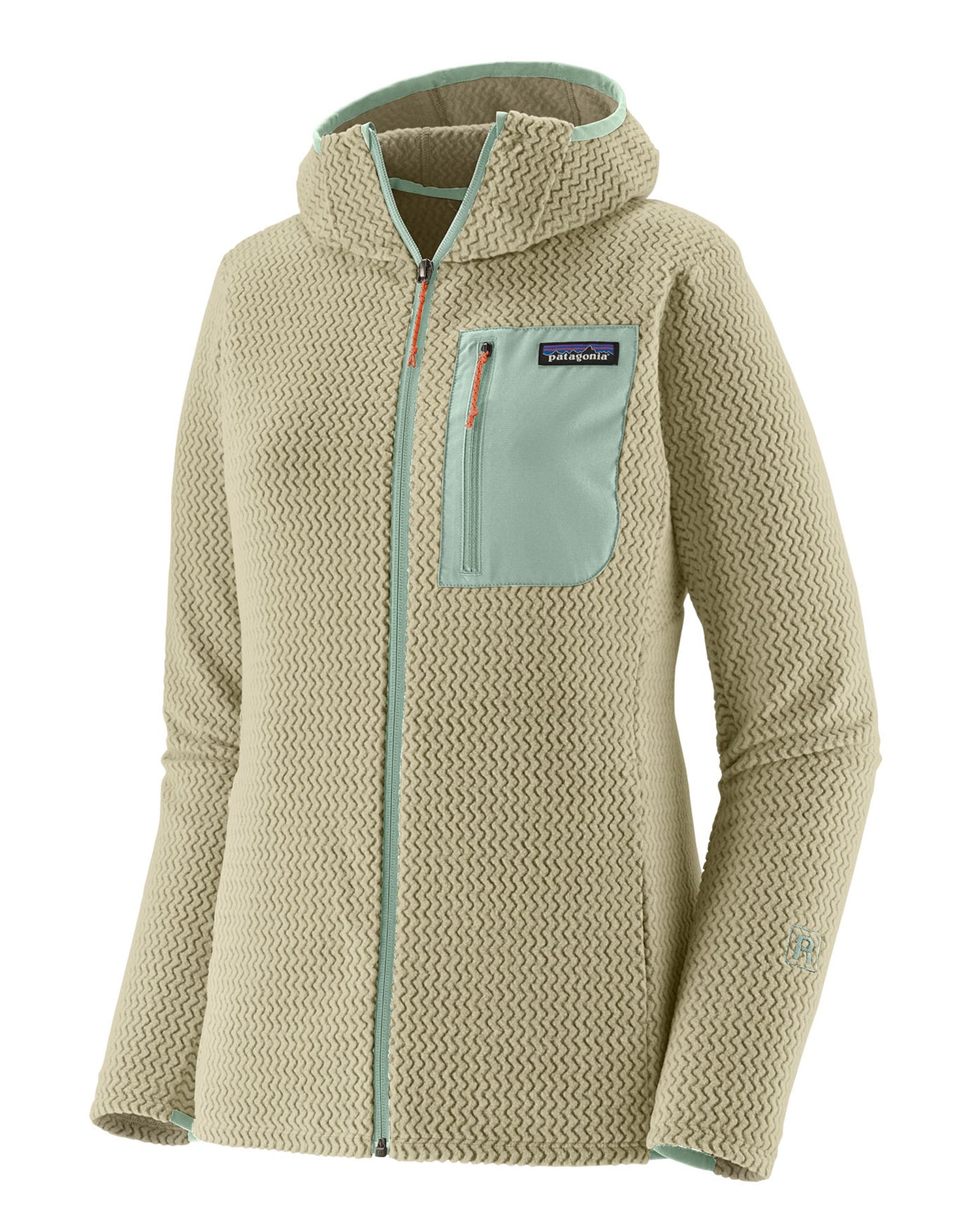 R1 Air Full-Zip Hoody Womens - Weathered Stone