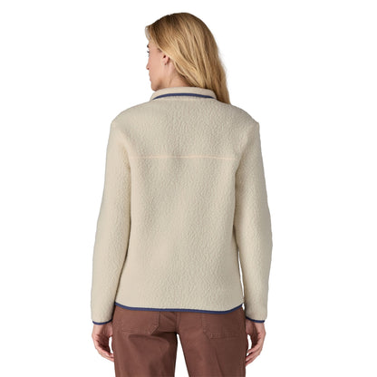 Retro Pile Jacket Womens - Natural