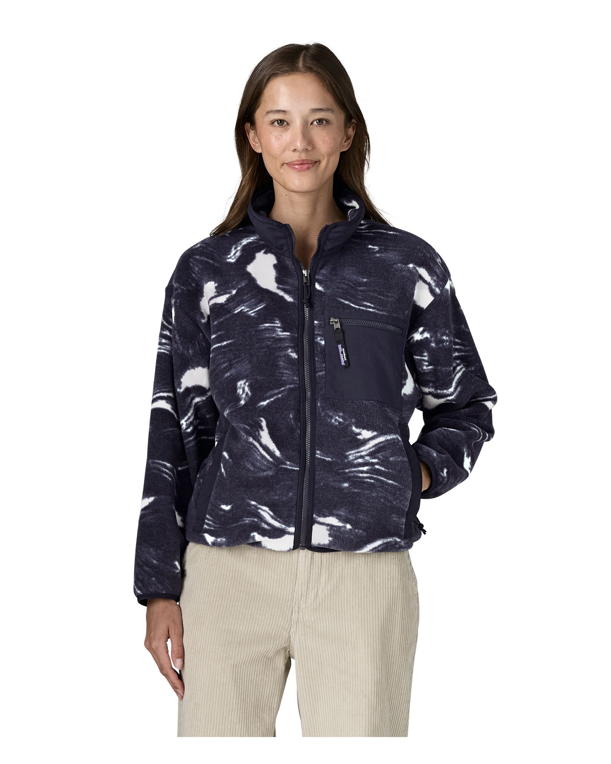 Synchilla Jacket Womens - Polar Breeze: Sunken Blue