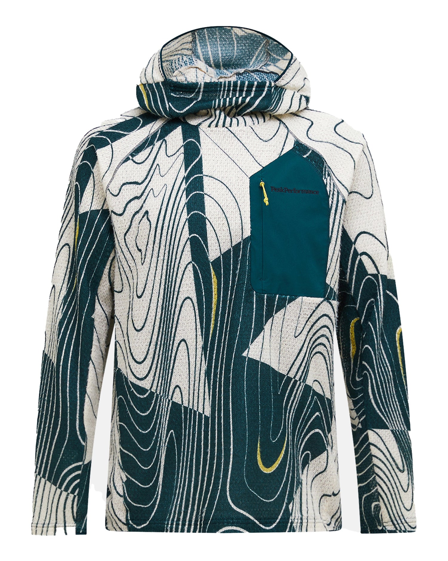 Freelight AOP Polartec Alpha Hood Mens - Line Logo