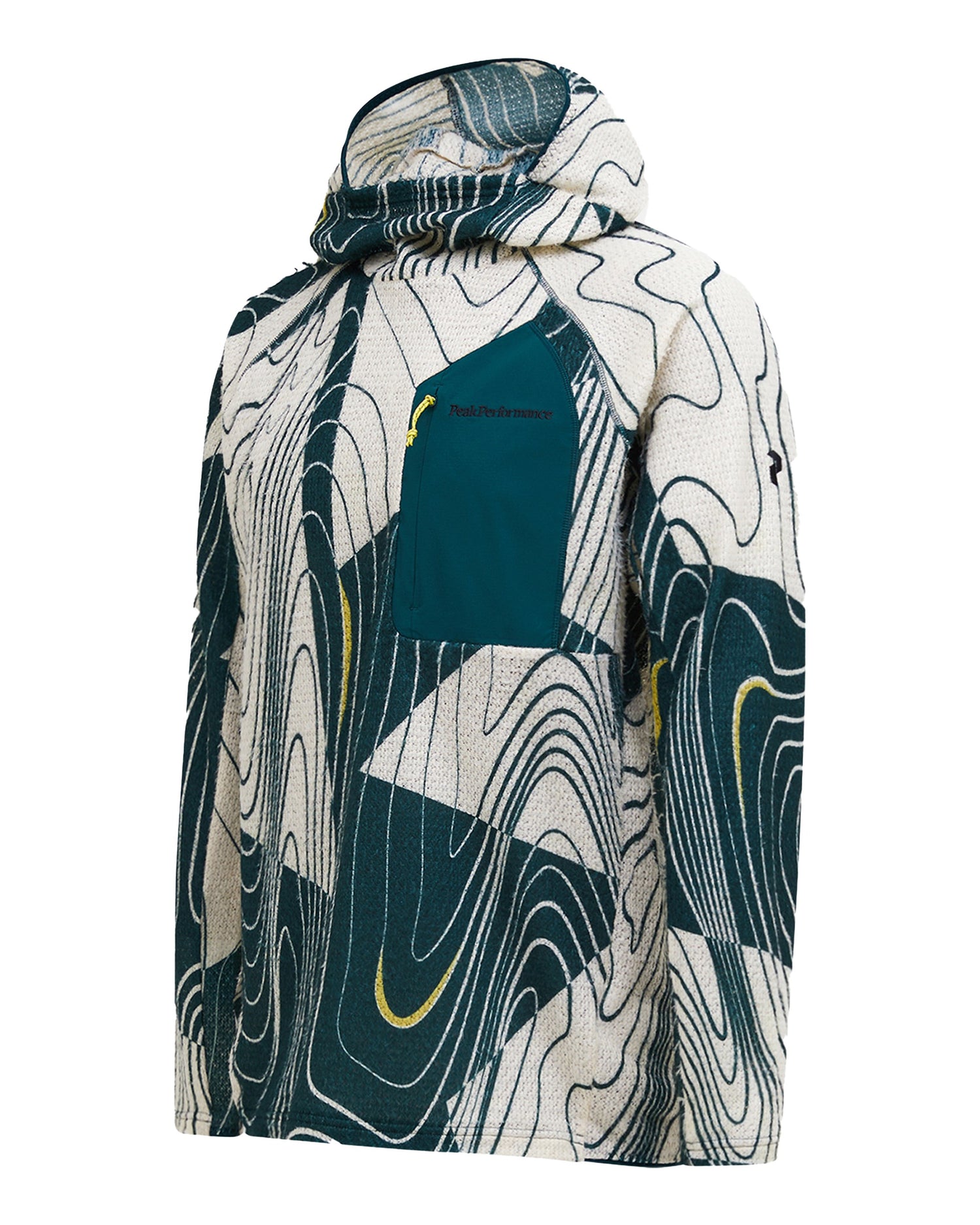 Freelight AOP Polartec Alpha Hood Mens - Line Logo