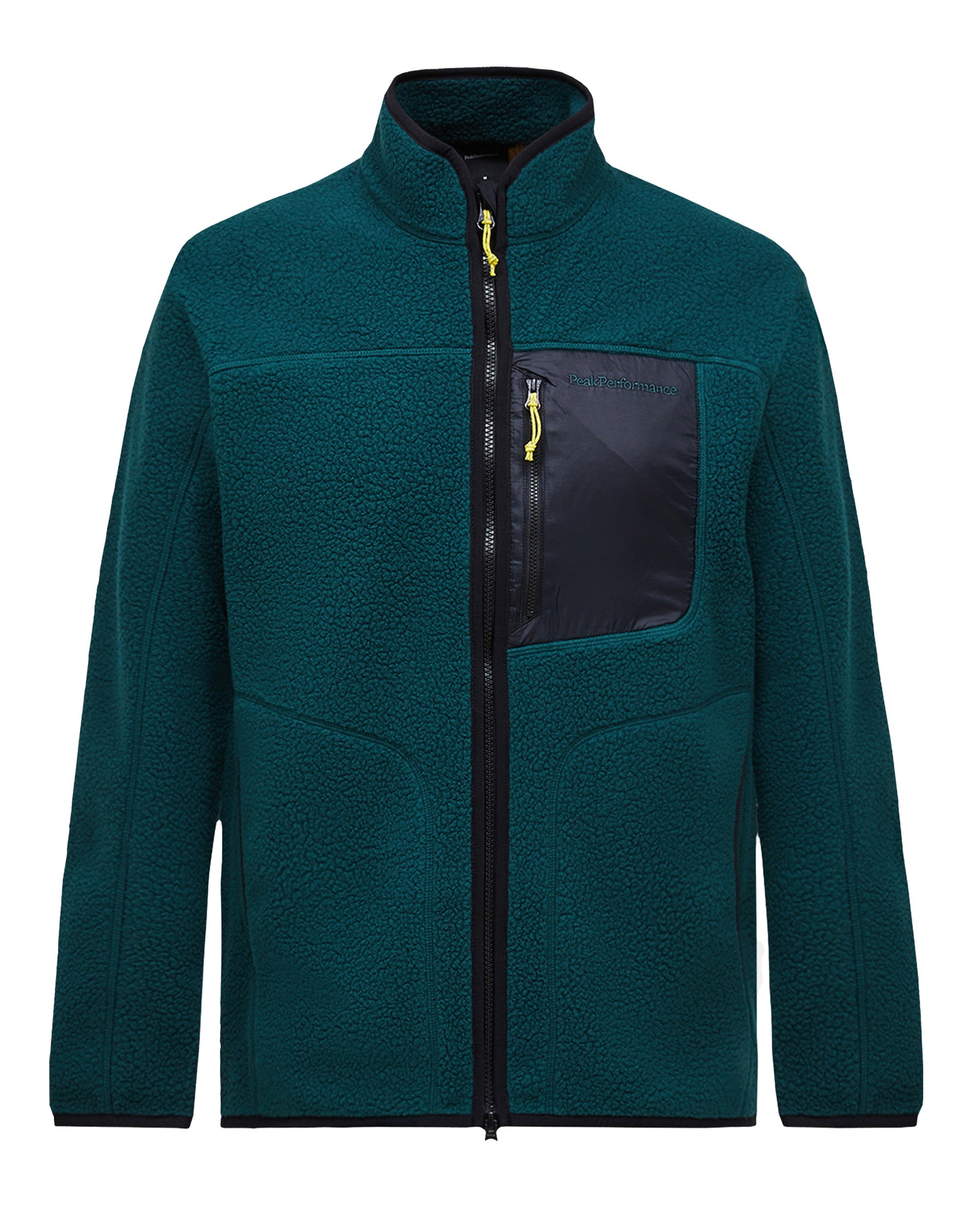 NatureRush Pile Zip Jacket Mens  - Ponderosa Pine/Black