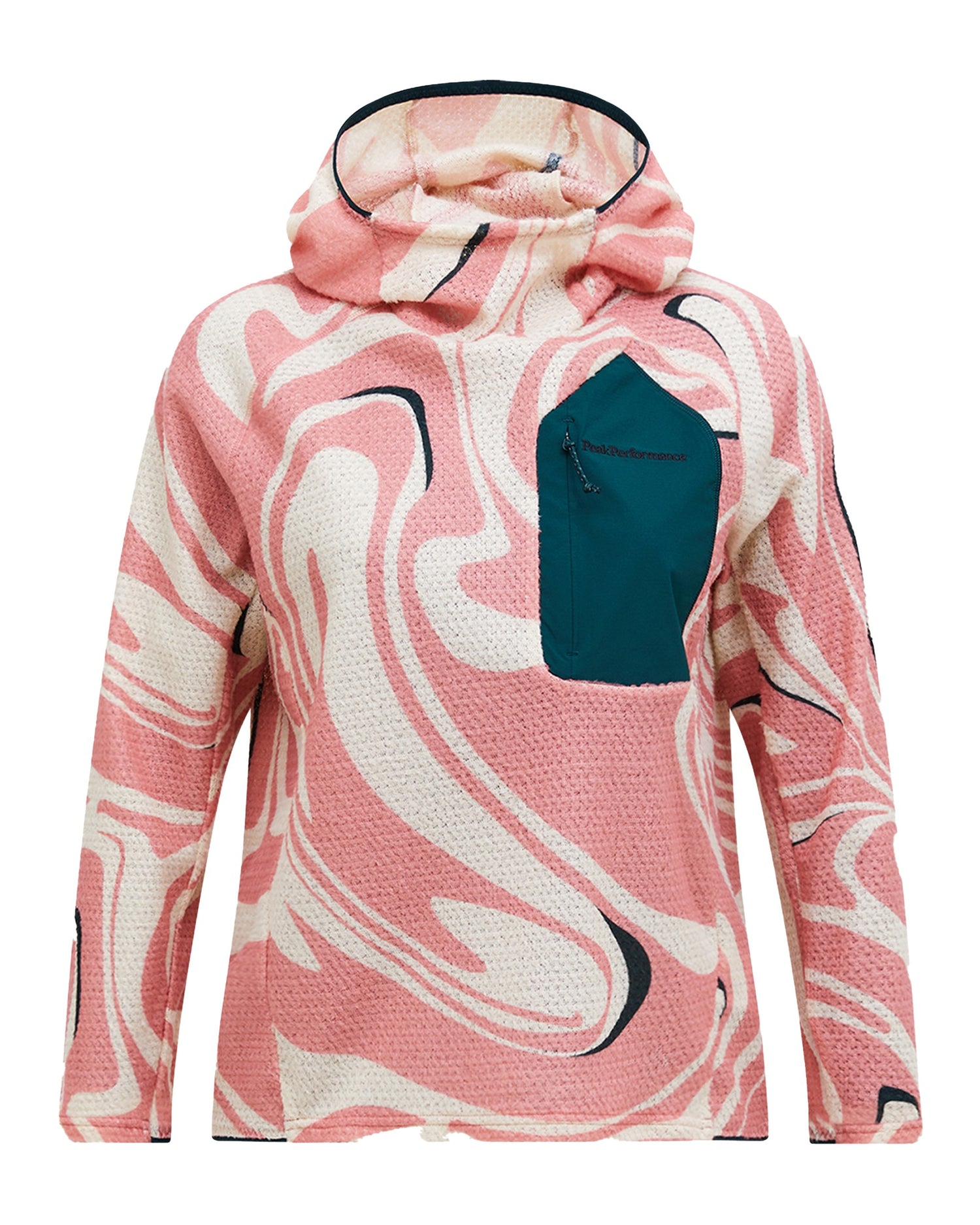 Freelight AOP Polartec Alpha Hood Womens - Swirl Map
