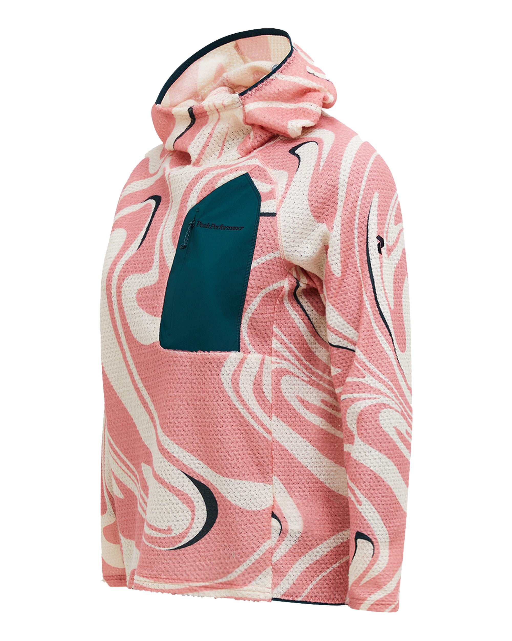 Freelight AOP Polartec Alpha Hood Womens - Swirl Map