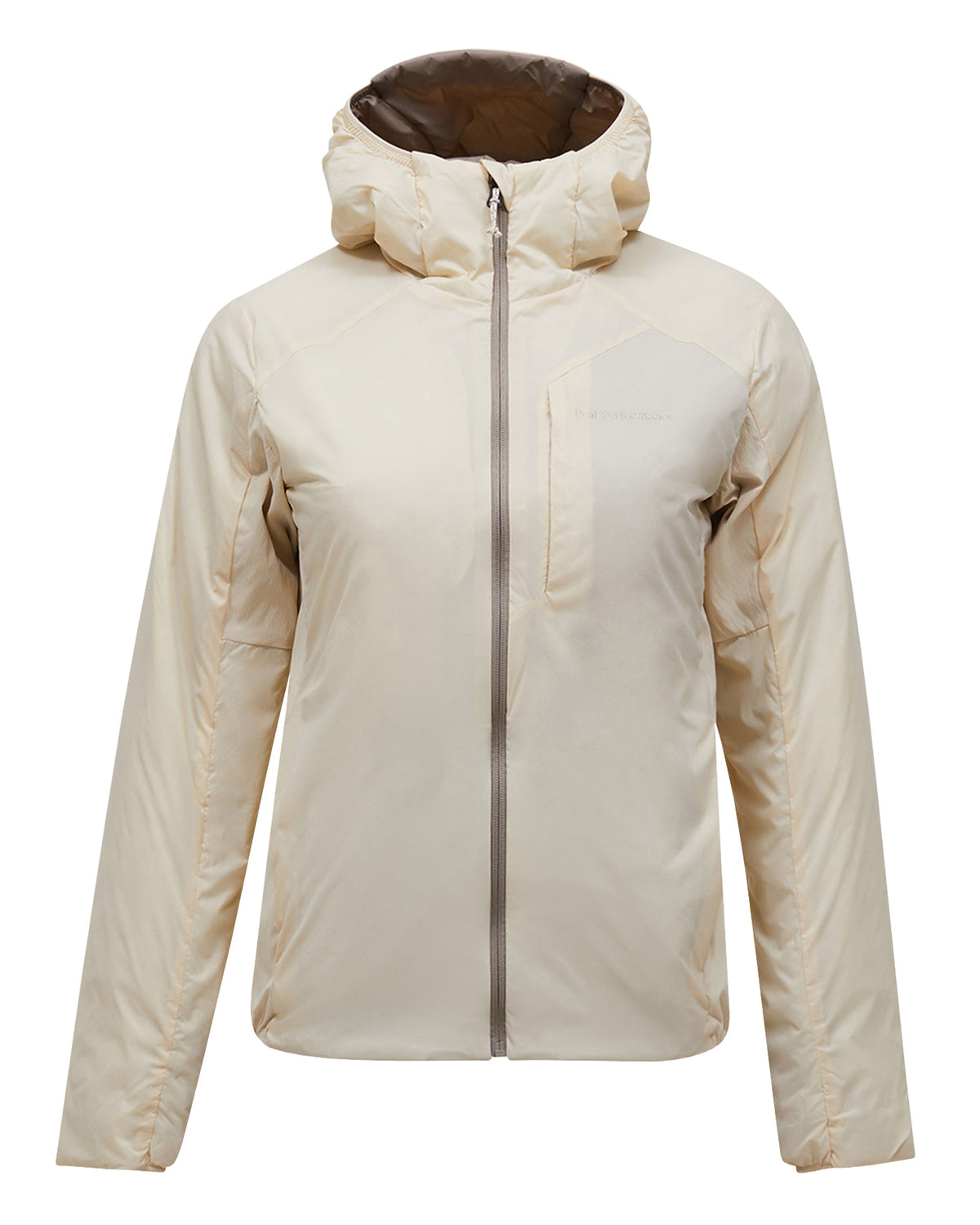 Freelight Reversible Hoody Womens - Sand Fog-Avid Beige