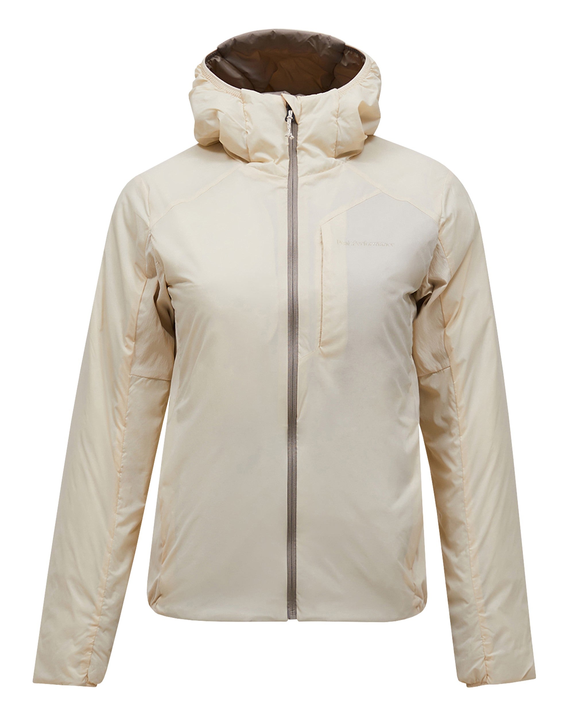 Freelight Reversible Hoody Womens - Sand Fog-Avid Beige