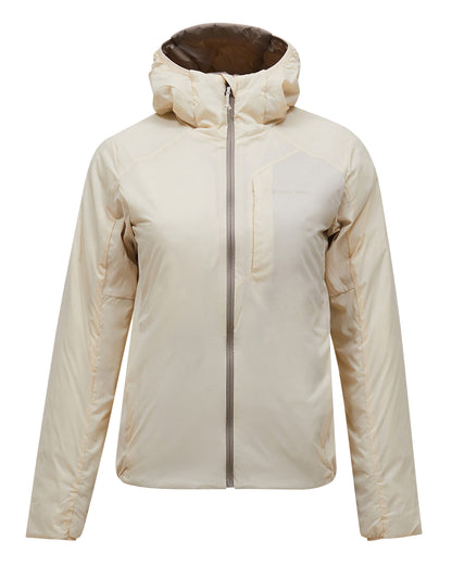 Freelight Reversible Hoody Womens - Sand Fog-Avid Beige