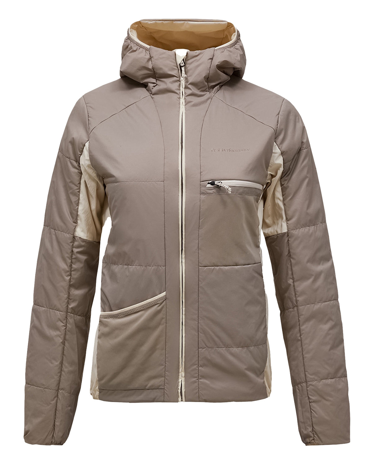 Freelight Reversible Hoody Womens - Sand Fog-Avid Beige