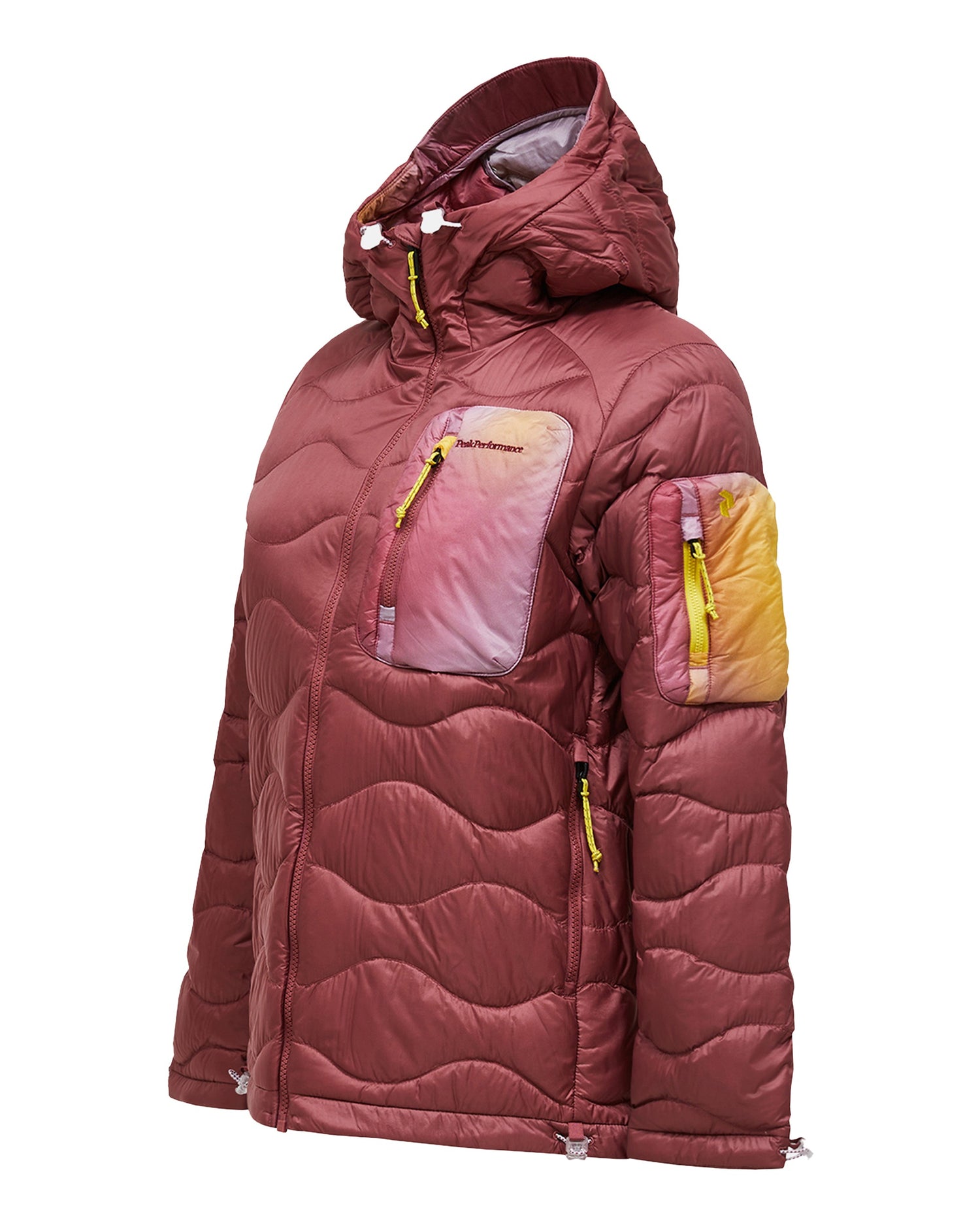 Helium AOP Utility Down Hood Womens - AOP