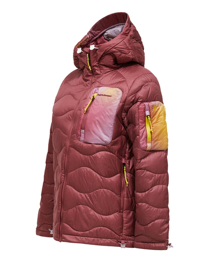 Helium AOP Utility Down Hood Womens - AOP