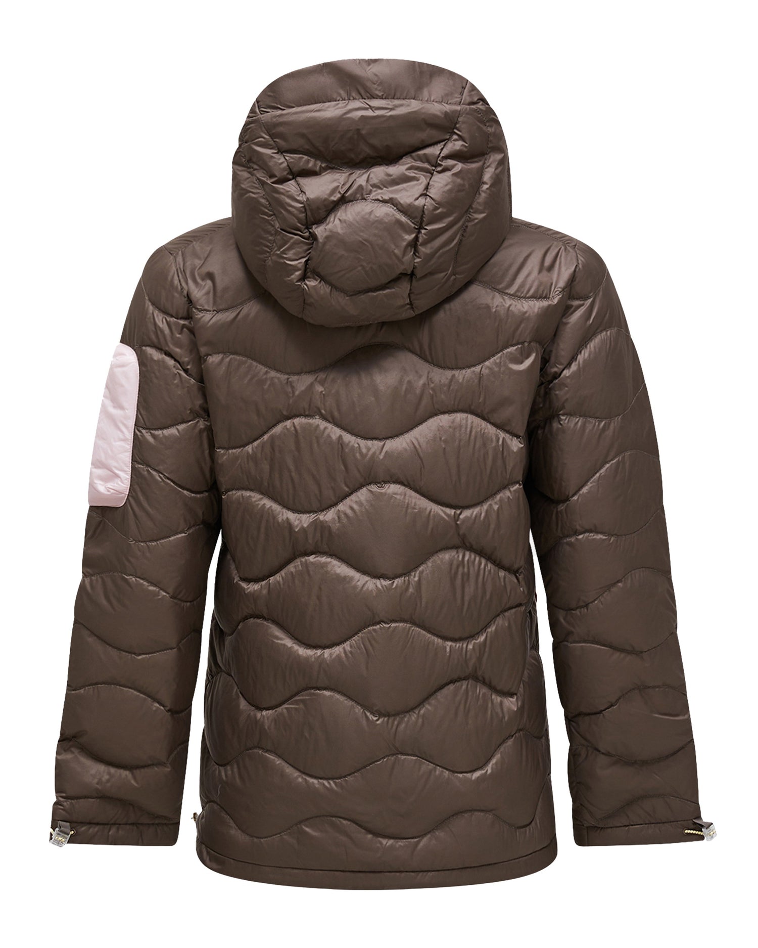 Helium Utility Down Hoody Womens - Terrain Tan-Mountain Blush