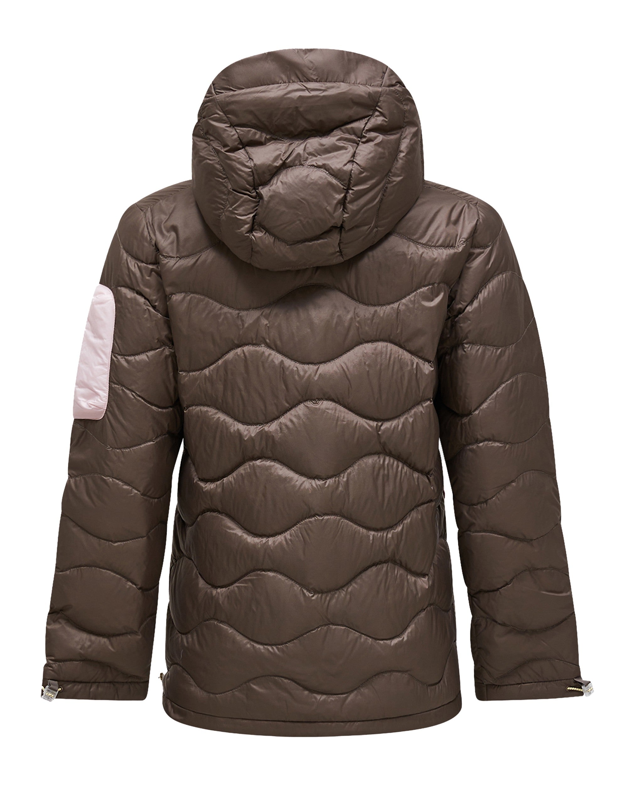 Helium Utility Down Hoody Womens - Terrain Tan-Mountain Blush