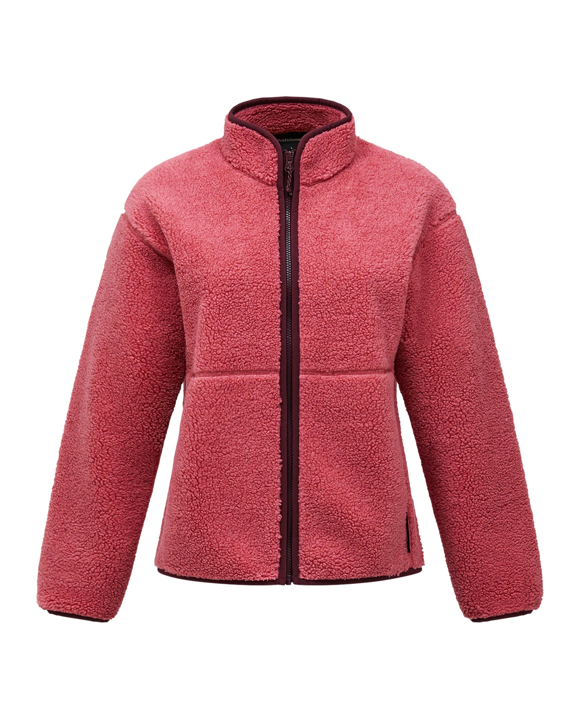 Solid Pile Jacket Womens - Mountain Blush-Porto