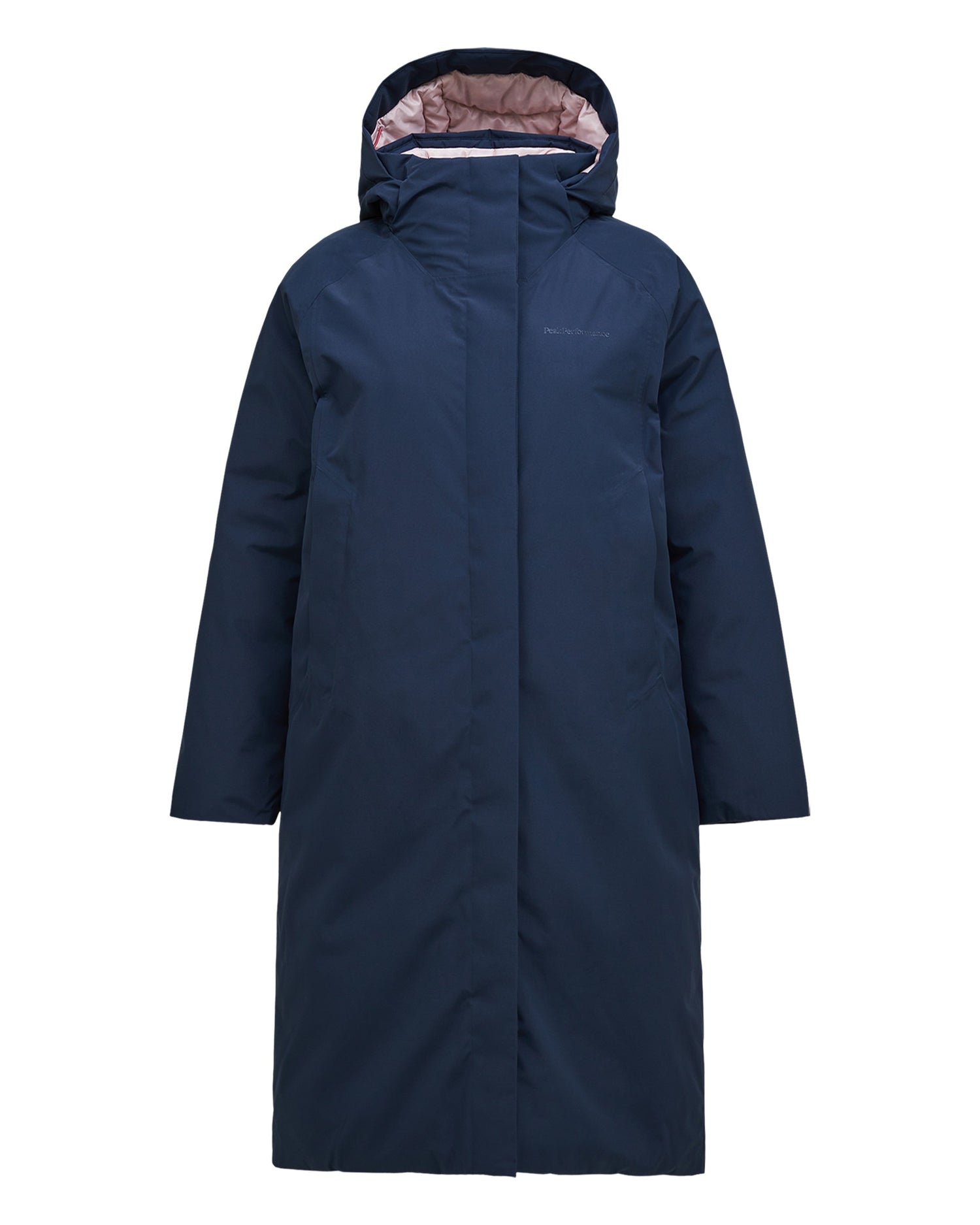 Treeline Down Coat Womens - Blue Shadow-Mountain Blush