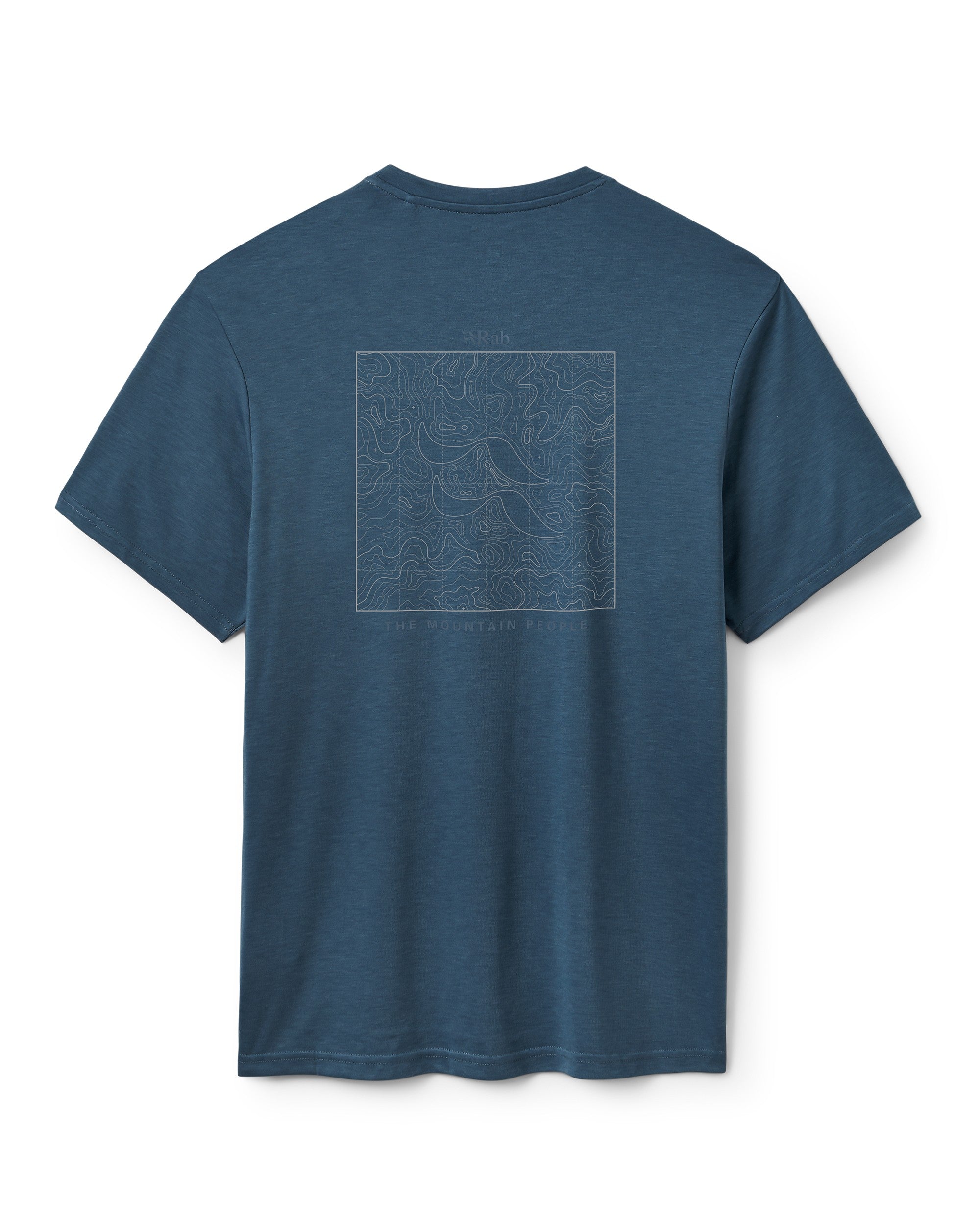 Crimp Elevation Tee Mens - Tempest Blue