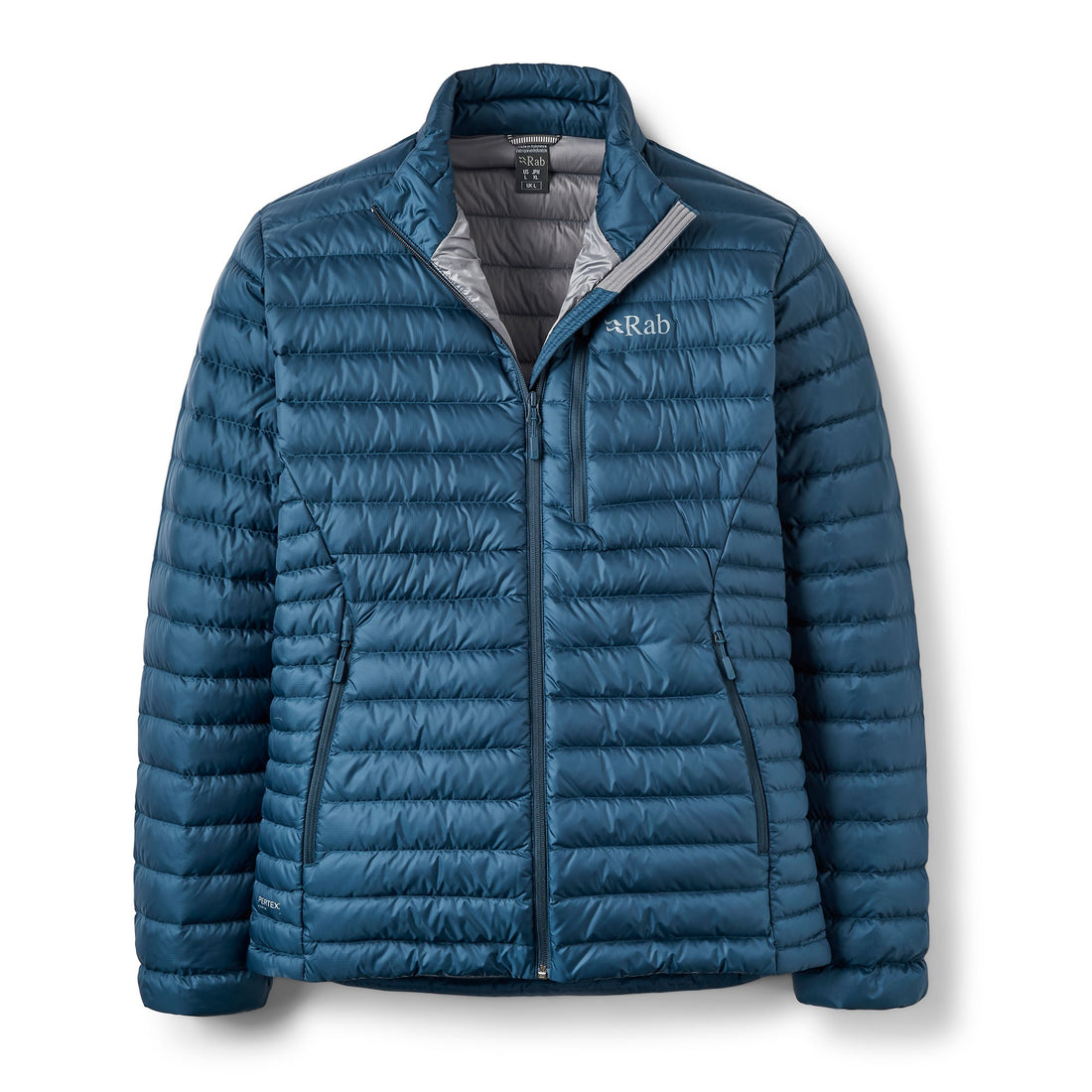 Microlight Down Jacket Mens - Tempest Blue