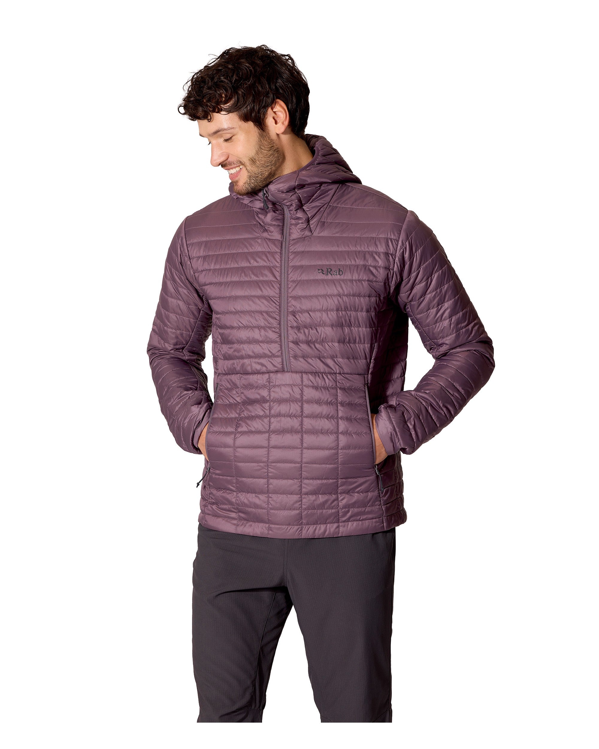 Microlighter Pullover Hoody Mens - Dark Iris