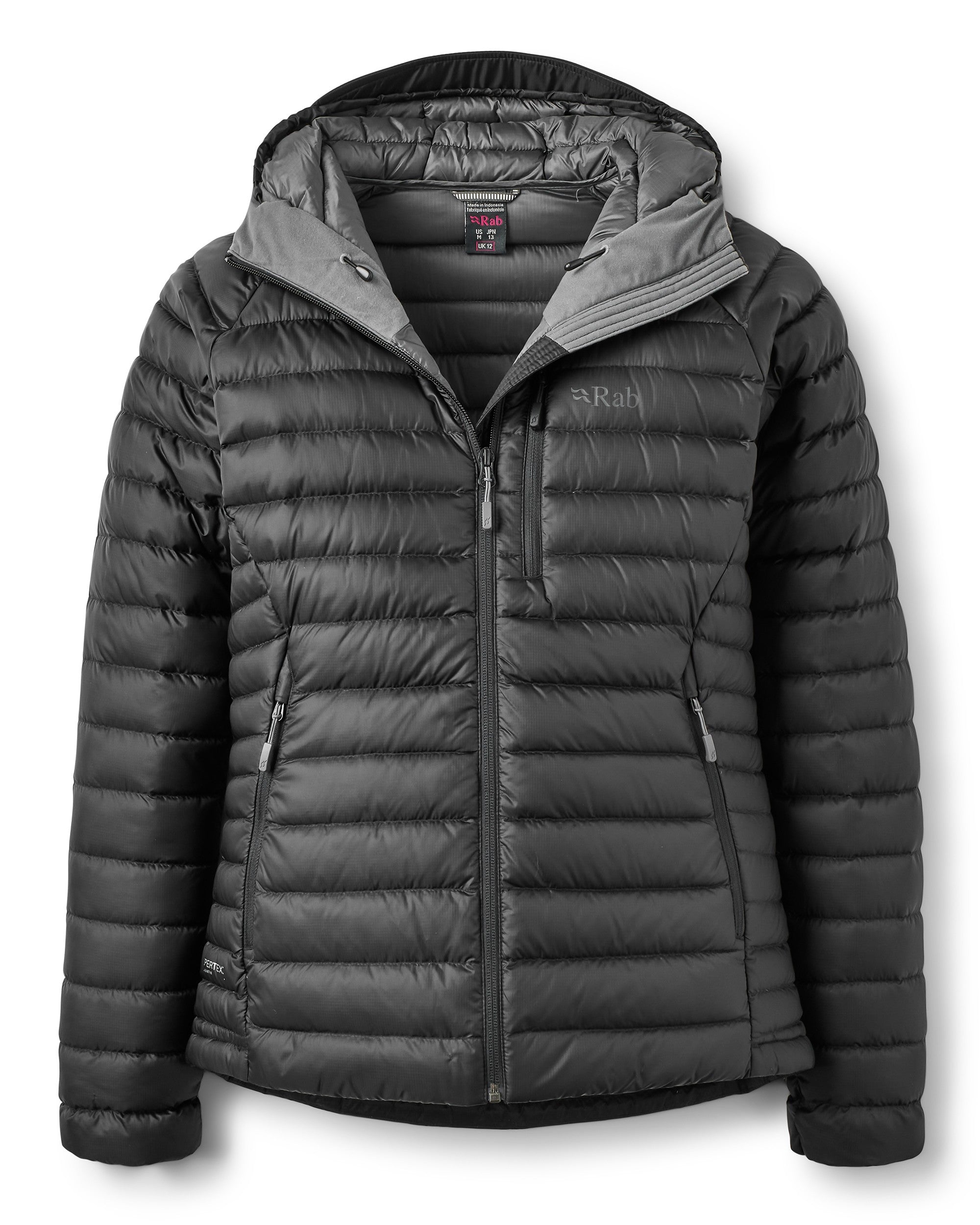Microlight Alpine Jacket Womens - Black (Graphene)
