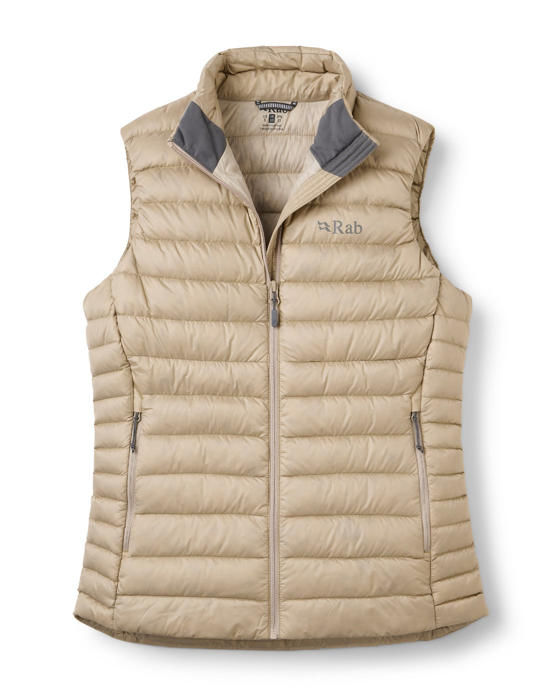 Microlight Vest Womens - Dark Pebble