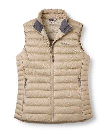 Microlight Vest Womens - Dark Pebble