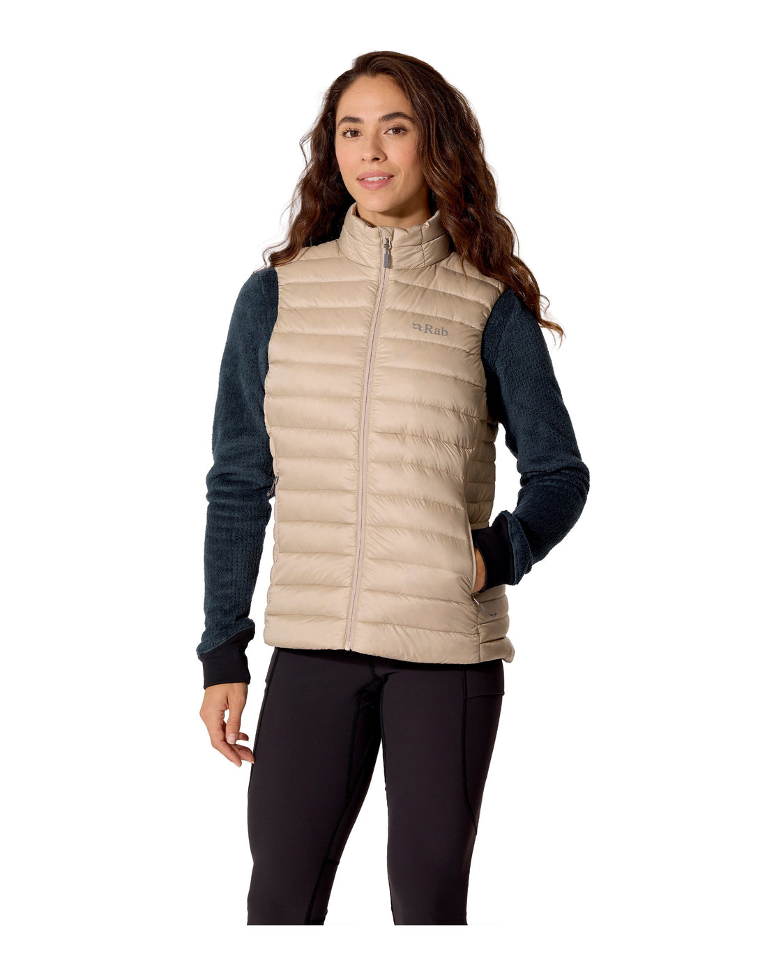 Microlight Vest Womens - Dark Pebble