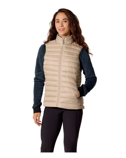 Microlight Vest Womens - Dark Pebble