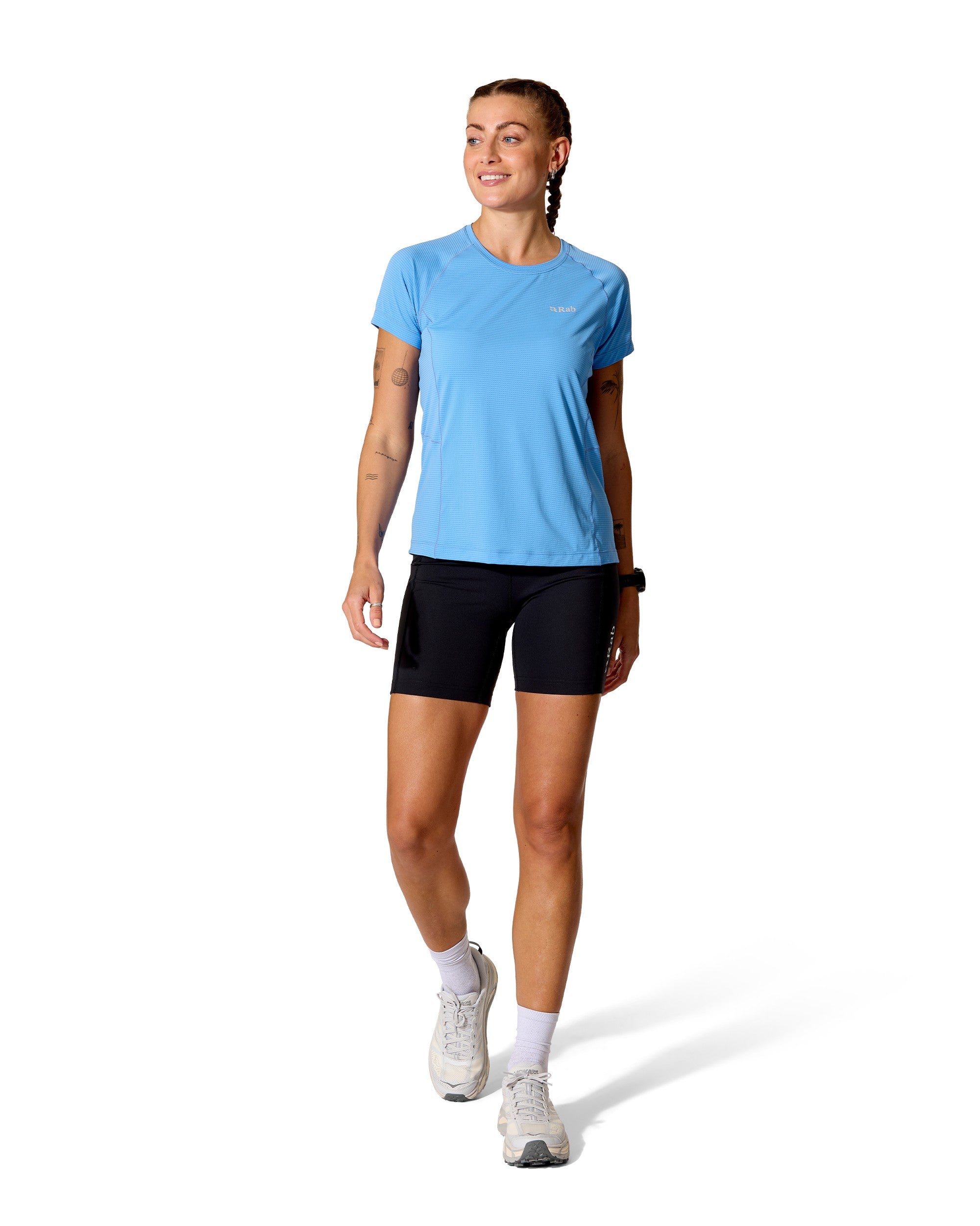 Sonic Ultra Tee Womens - Bluebird/Light Zinc