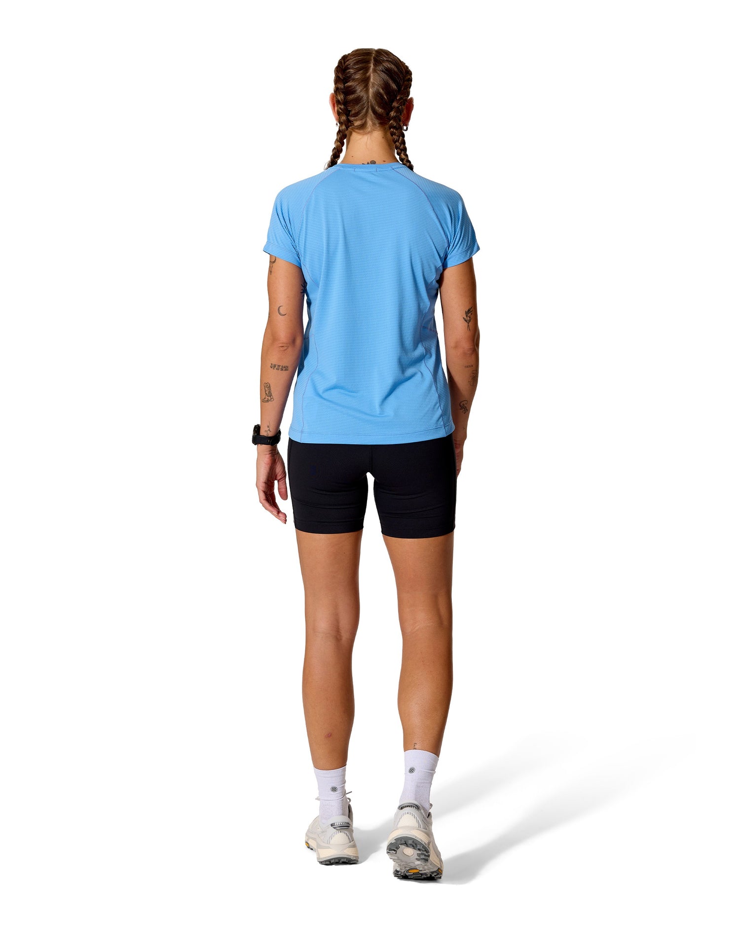 Sonic Ultra Tee Womens - Bluebird/Light Zinc