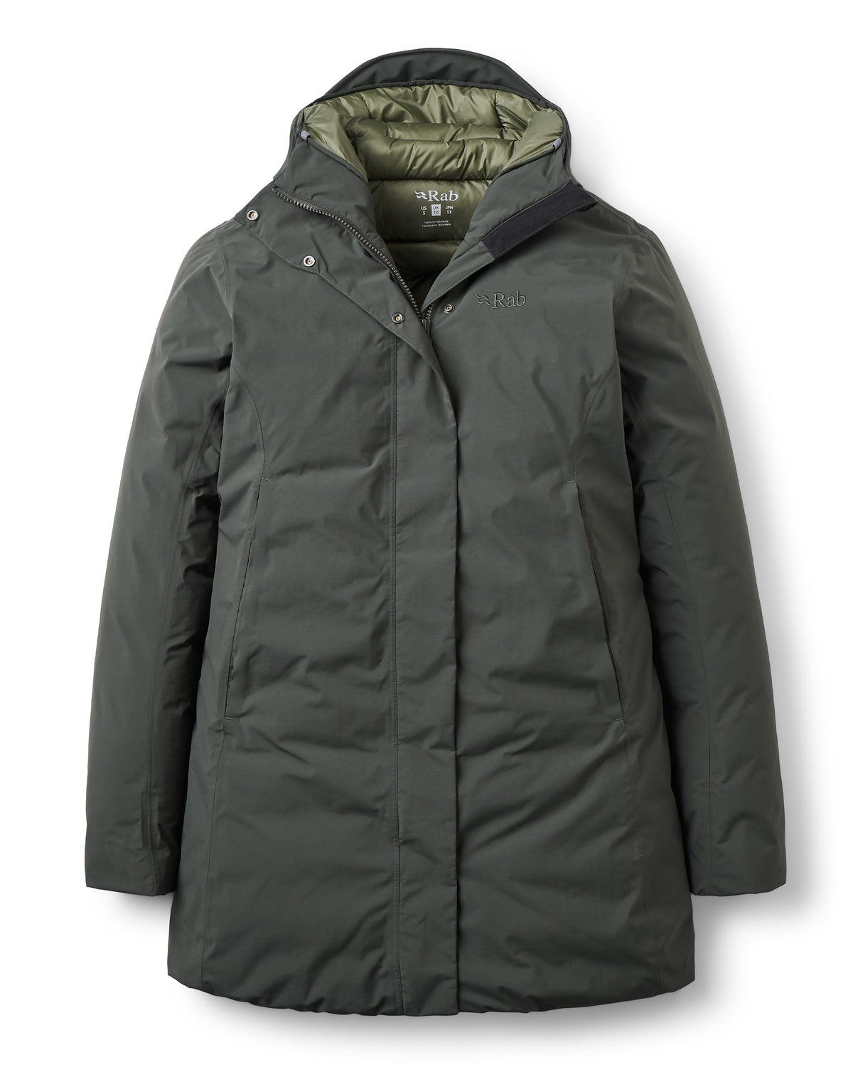 Valiance Parka Womens - Dark Army