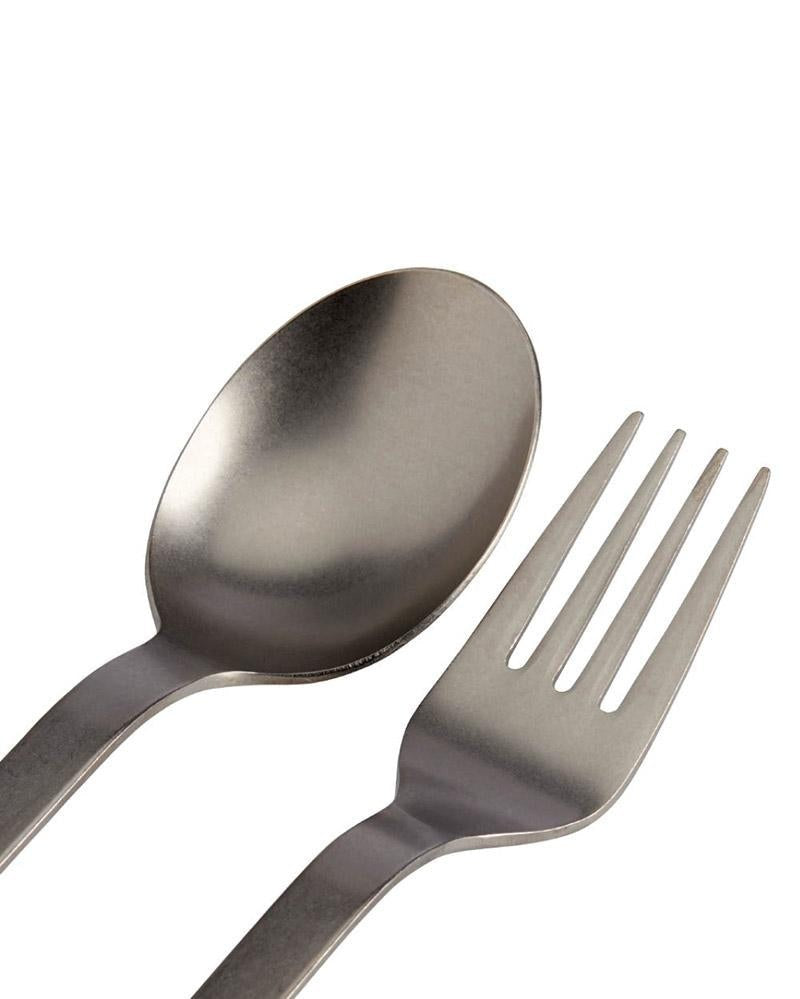 Titanium Fork &amp; Spoon Set