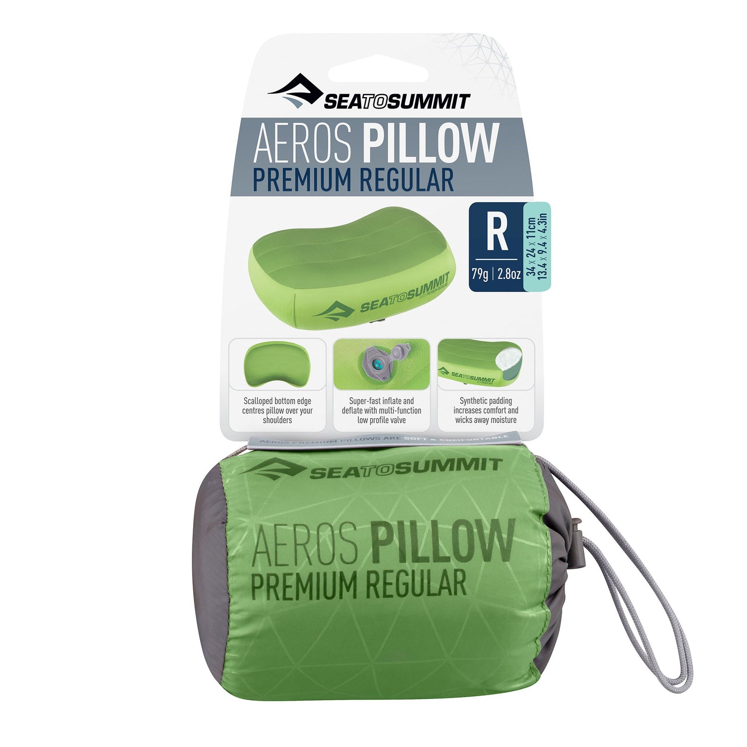 Aeros Premium Pillow Regular - Lime