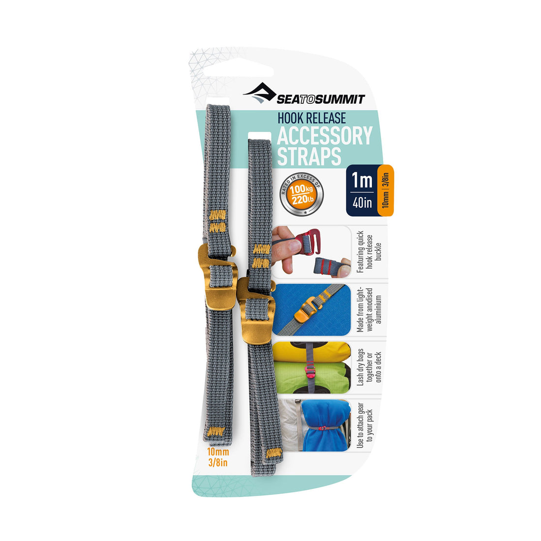 Hook Release Accessory Strap 20mm X 1.0m - Yellow