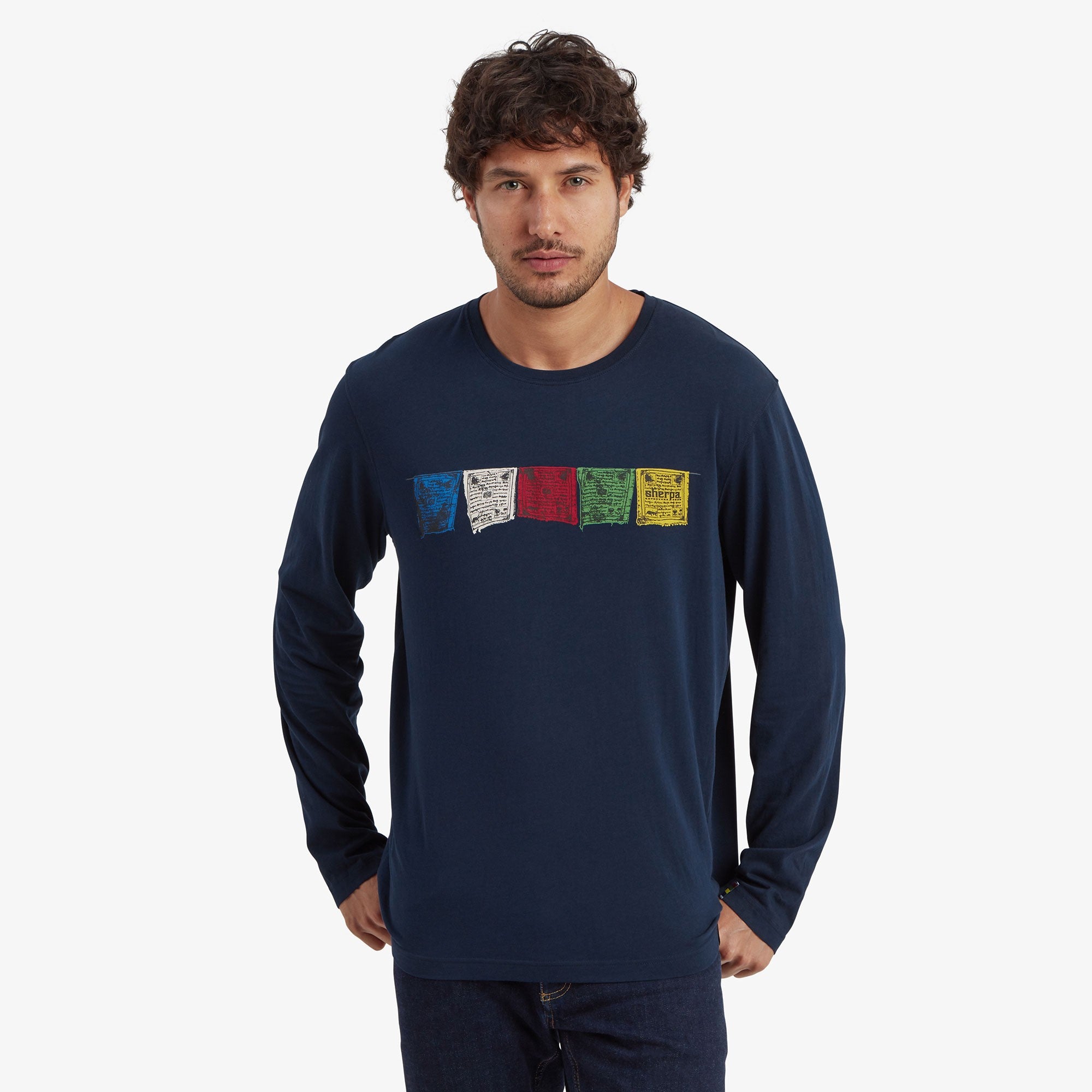 Tarcho L/S Tee Mens - Rathee Blue