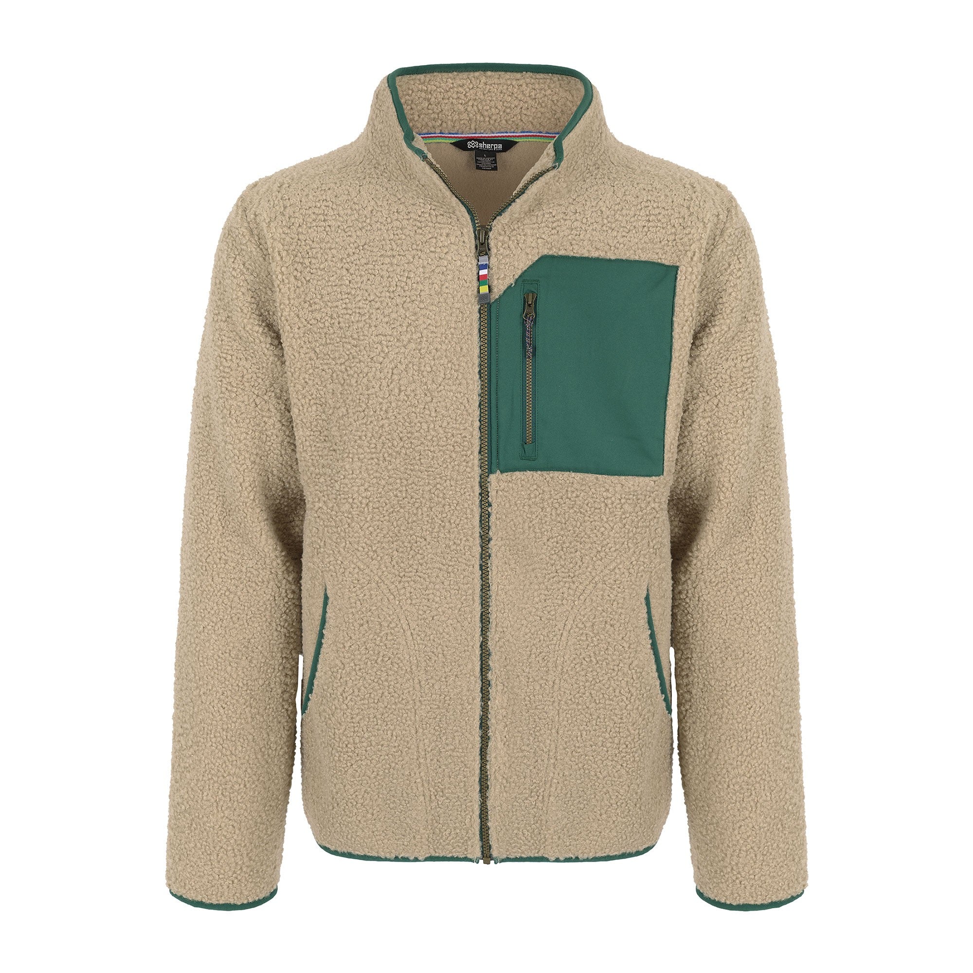 Yatri Full Zip Jacket Mens - Bardiya Sand