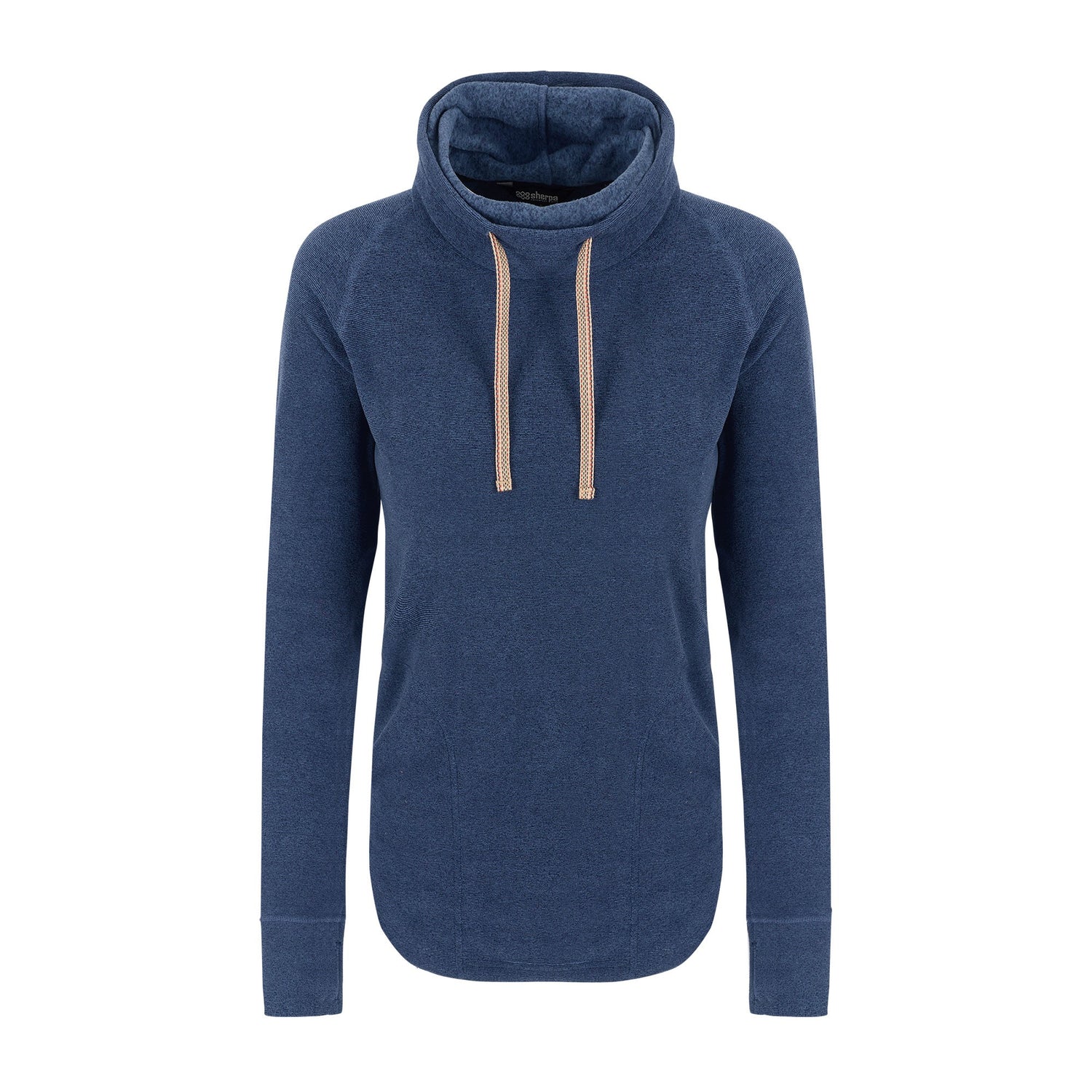 Rolpa Eco Fleece Pullover Womens - Rathee Blue