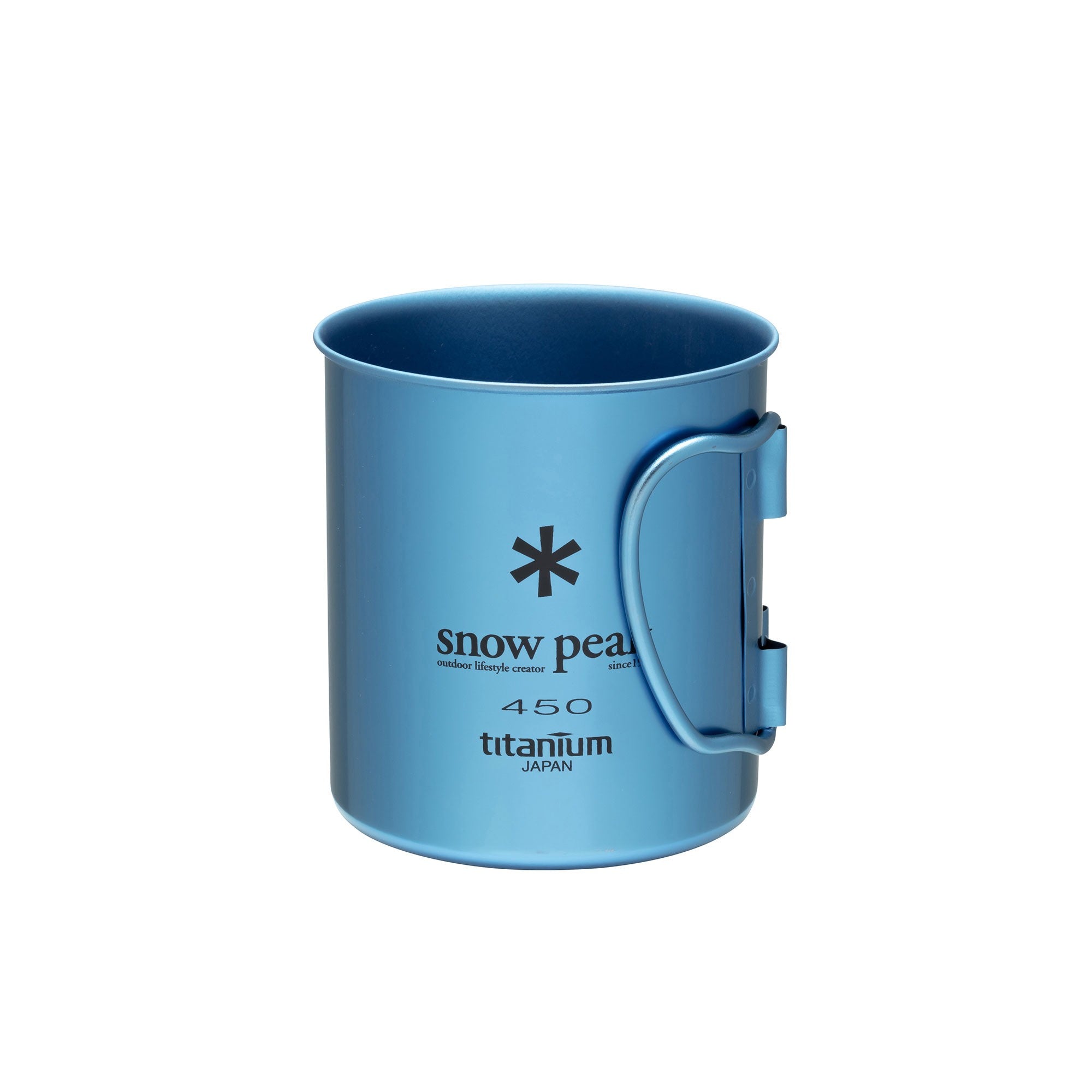 Titanium Single Wall Cup 450 - Blue