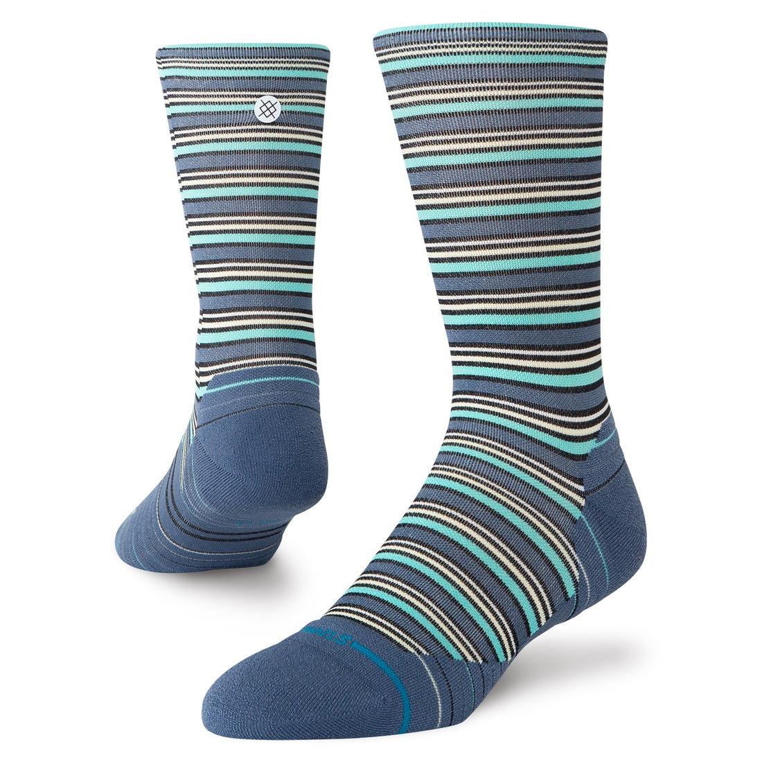 Earnie Light Crew Socks - Seablue