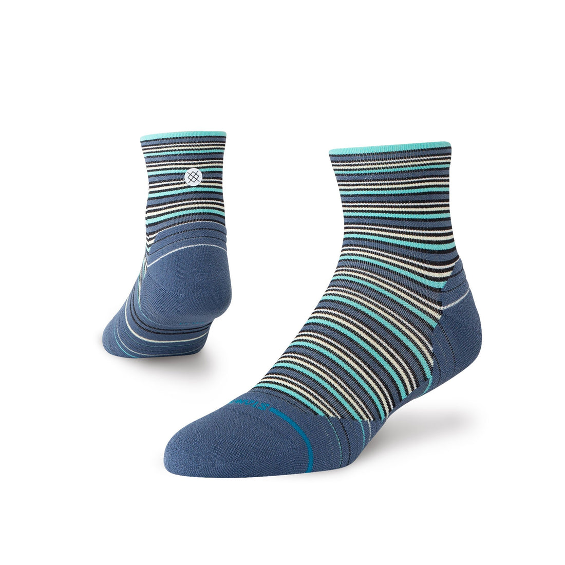 Earnie Light Quarter Socks - Seablue