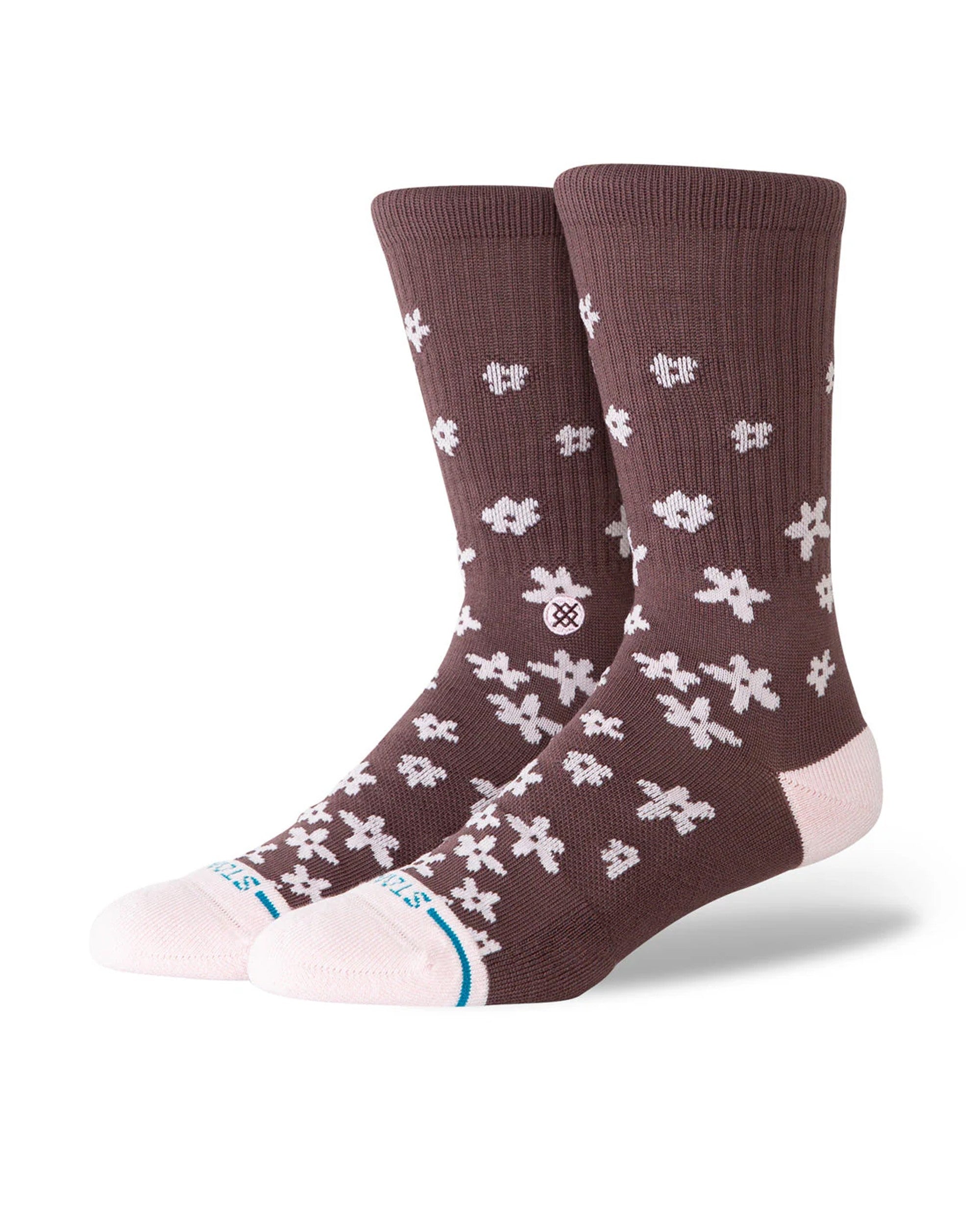 Floral Dreams Crew Womens - Brown