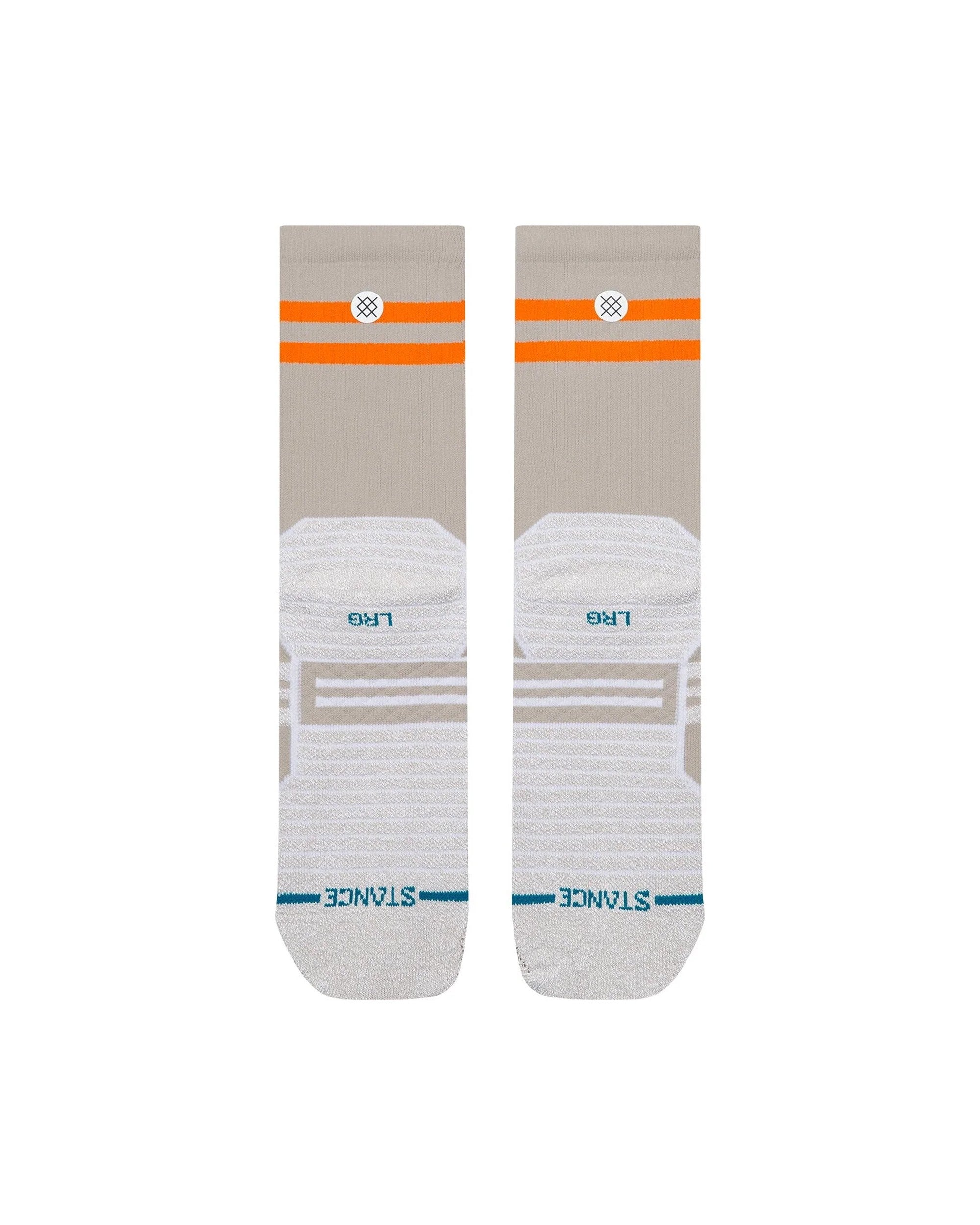 Static Gripper Splatter Crew - Light Grey