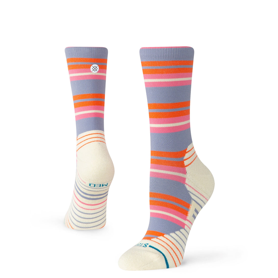 Lennon Mid Crew Socks Womens - Blue