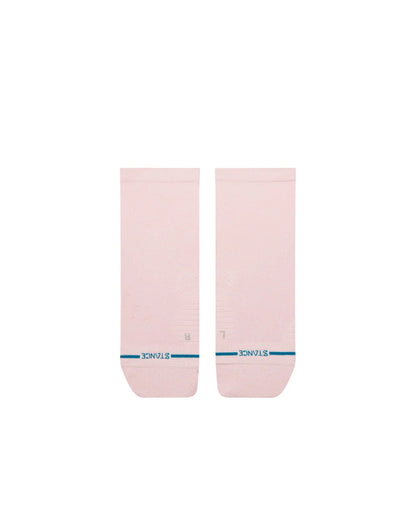 Womens Solid Light Quarter - Pink