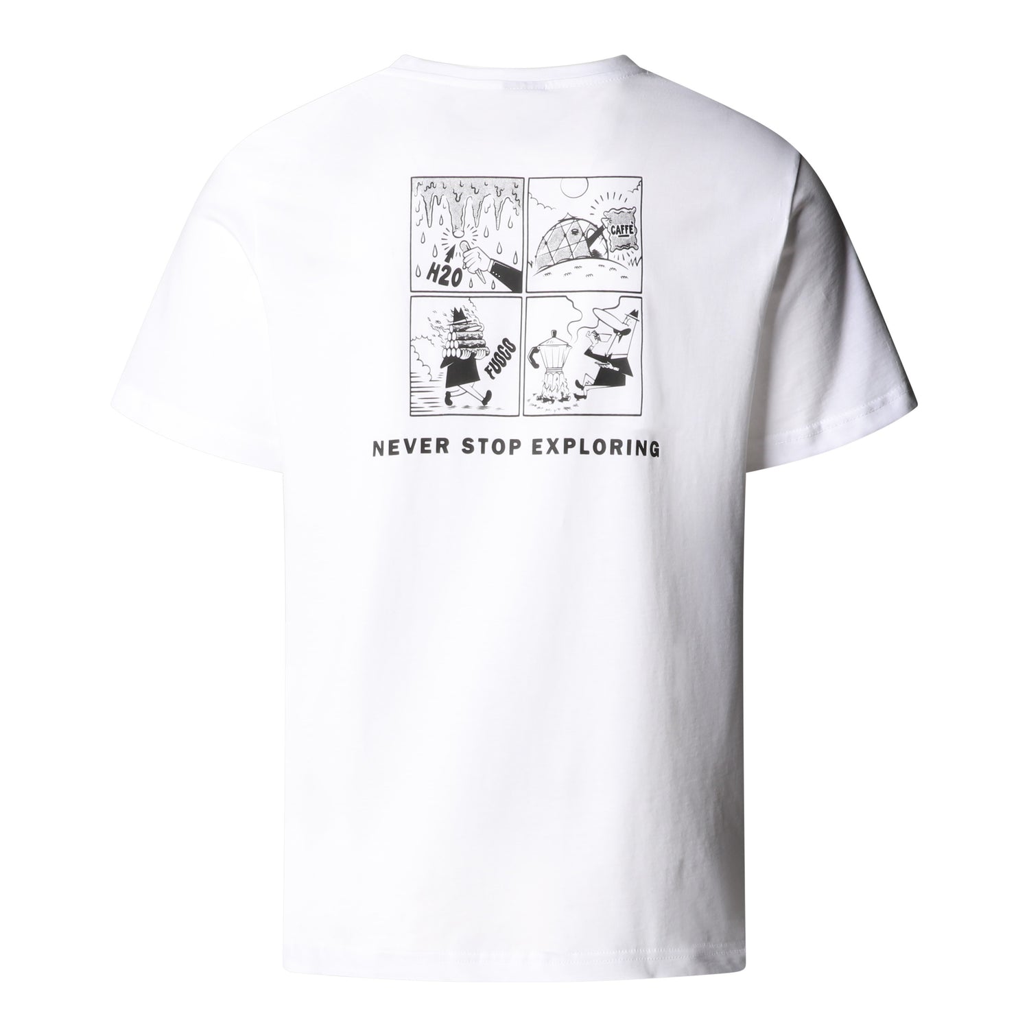 TNF X Bialetti SS T-Shirt Mens  - TNF White