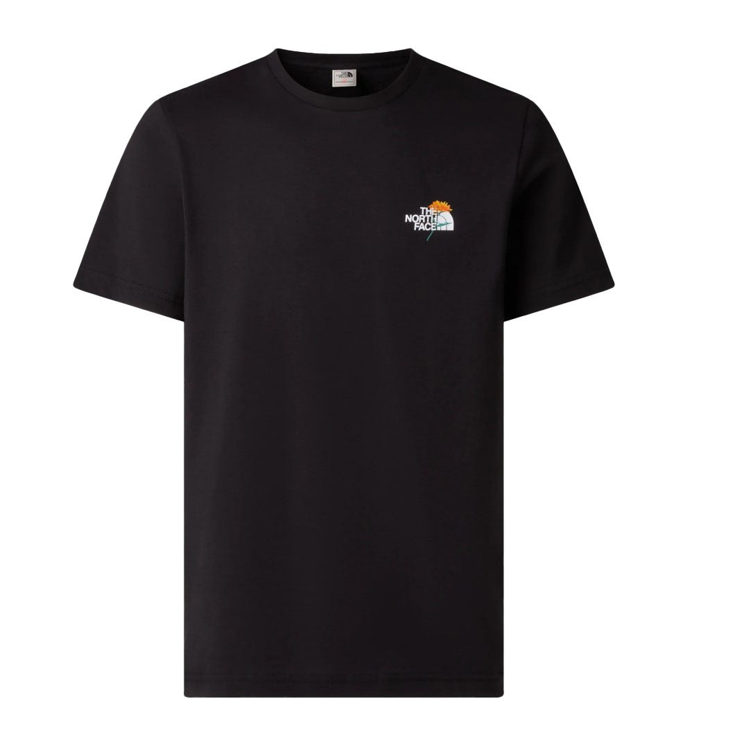 Alpine Flower S/S Tee Mens - TNF Black