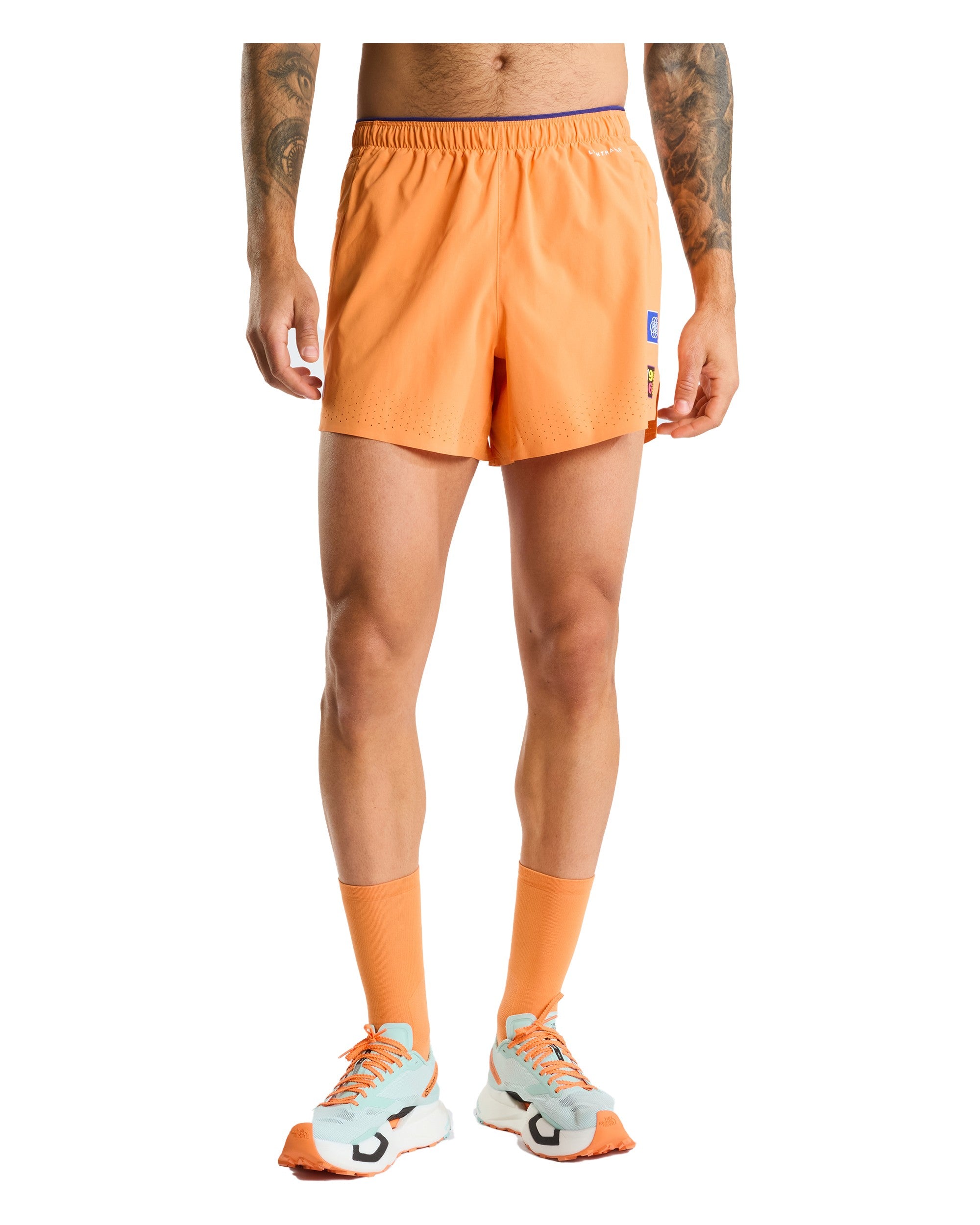 Summit Pacesetter Short Graphic Mens - Papaya