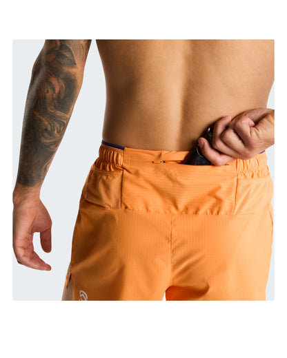 Summit Pacesetter Short Graphic Mens - Papaya