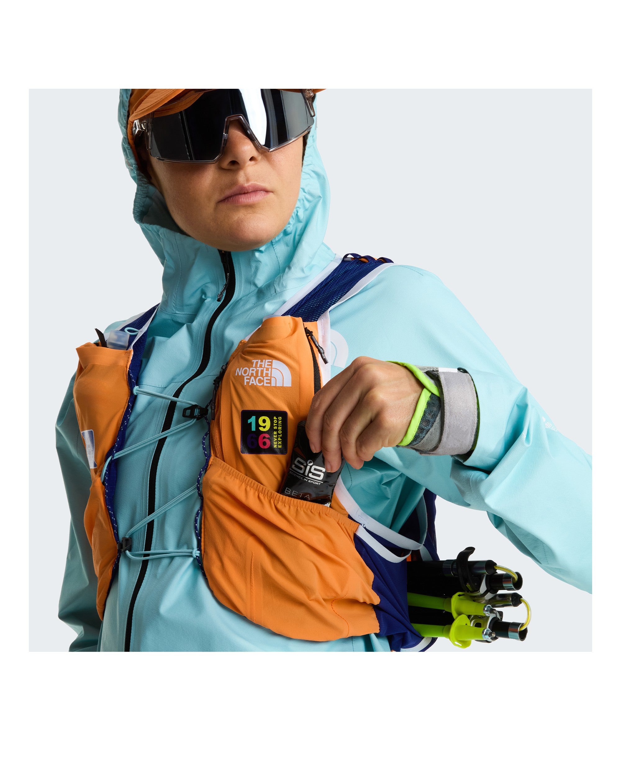 Summit Run Vest 10 Summit - Papaya/Bold Blue