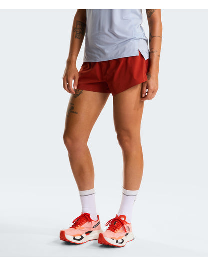 Pacesetter 3in Short Womens - Iron Clay