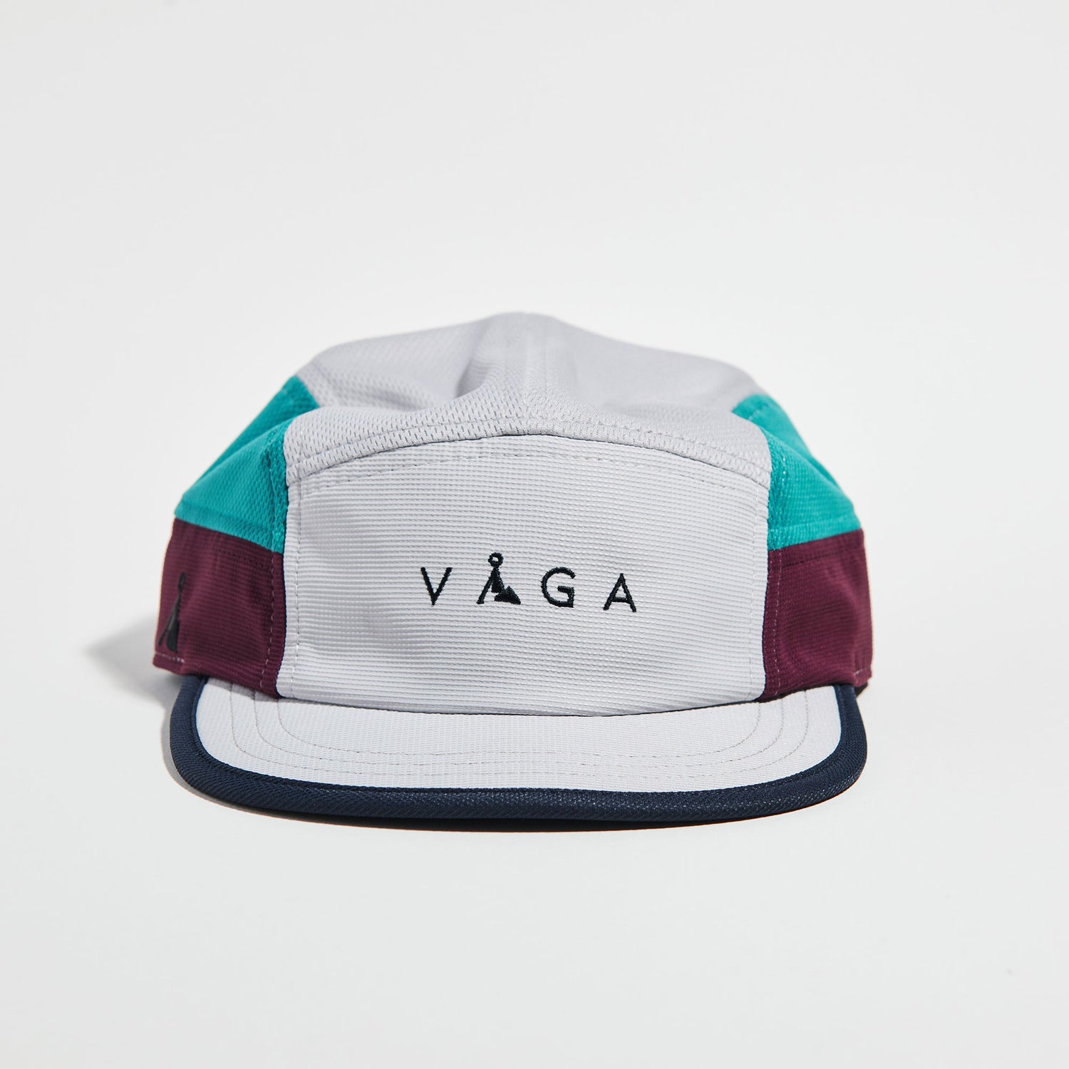 Club Cap - Light Grey/Teal/Plum
